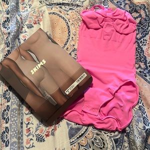 SCULPTING BODYSUIT W. SNAPS | NEON ORCHID